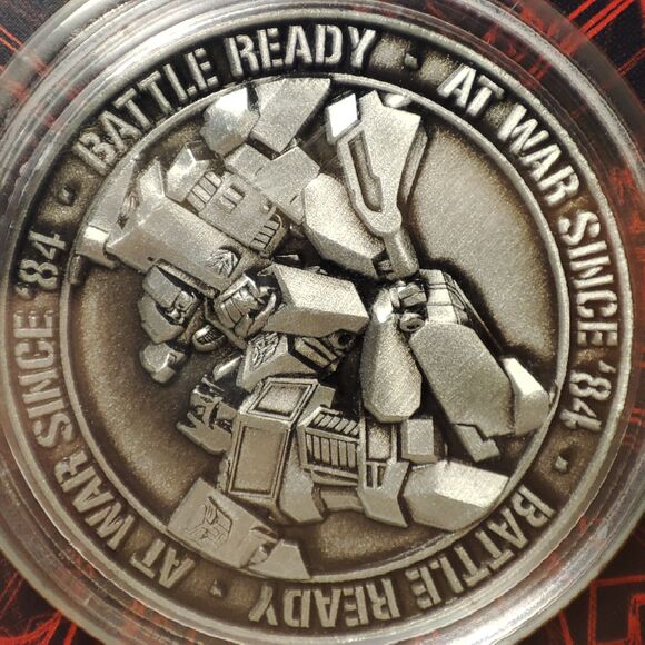 Transformers Collectible Coins Set Official Hasbro Badges Bundle At War Since 84 - Picture 3 of 5